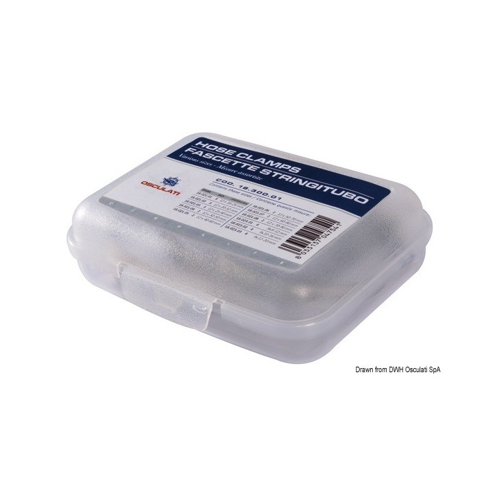  Kit colliers de serrage assortis 