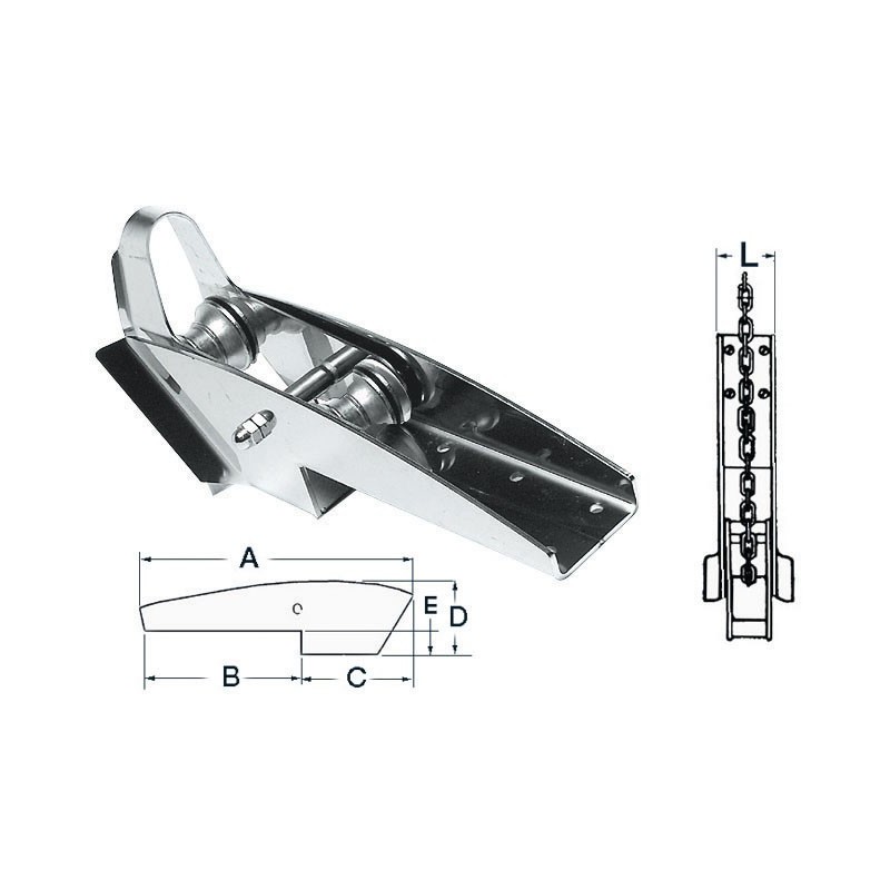 Davier à bascule inox 20 kg 