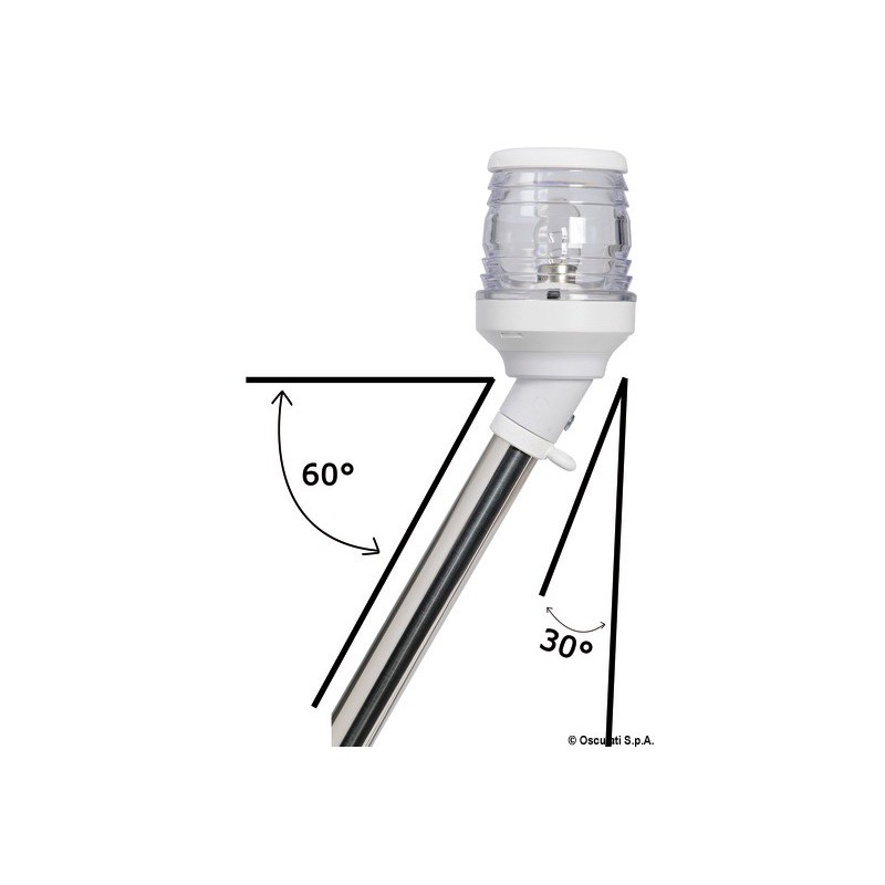  Hampe téléscopique inclinée  