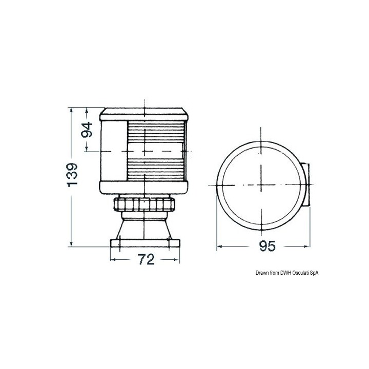  Feu de navigation DHR  