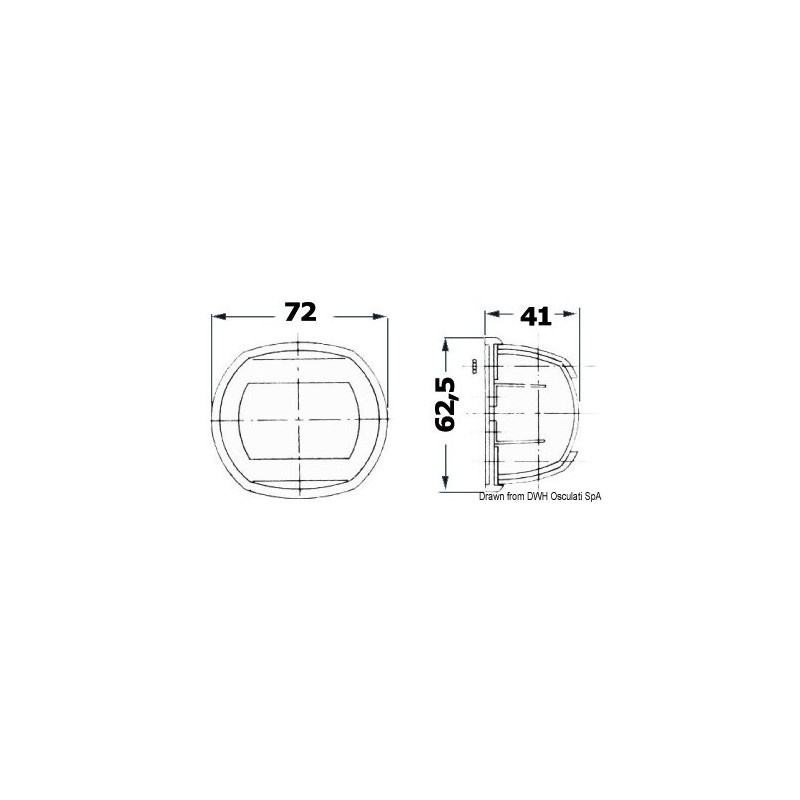 Feux de navigation Compact inox 