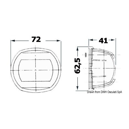  Feux de navigation Compact inox 