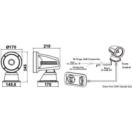  Projecteur électrique One 