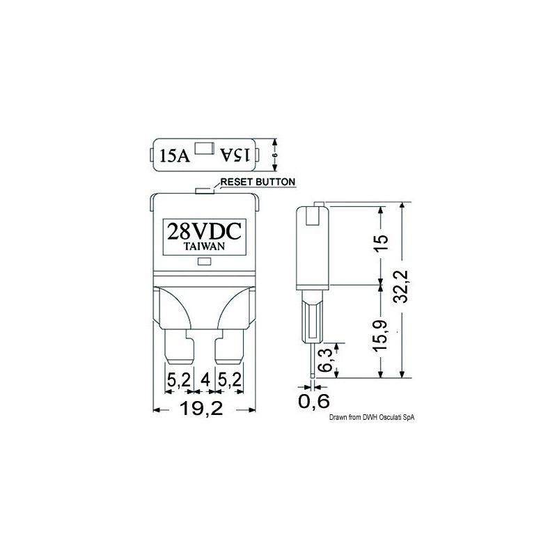  Fusibles à fiche réarmables 