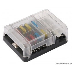 Boîte à fusibles à fiches