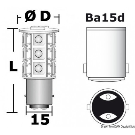  Ampoule led BA15D 