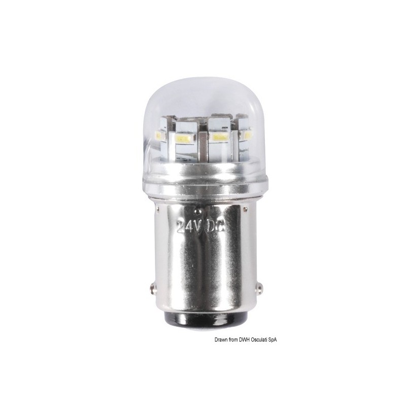  Ampoule led BA15D avec protection 