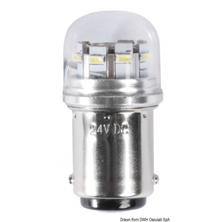  Ampoule led BA15D avec protection 