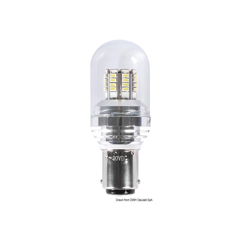  Ampoule led BA15D avec protection 