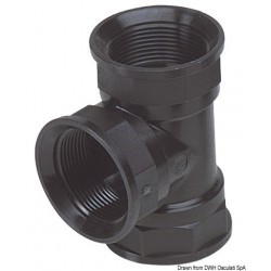  Raccord T thermopolymère 