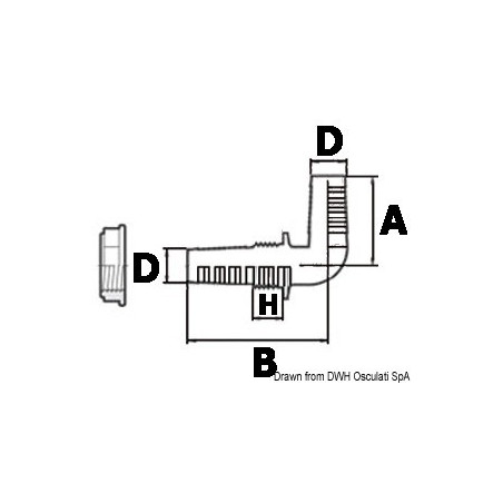  Passe-coque thermopolymère 