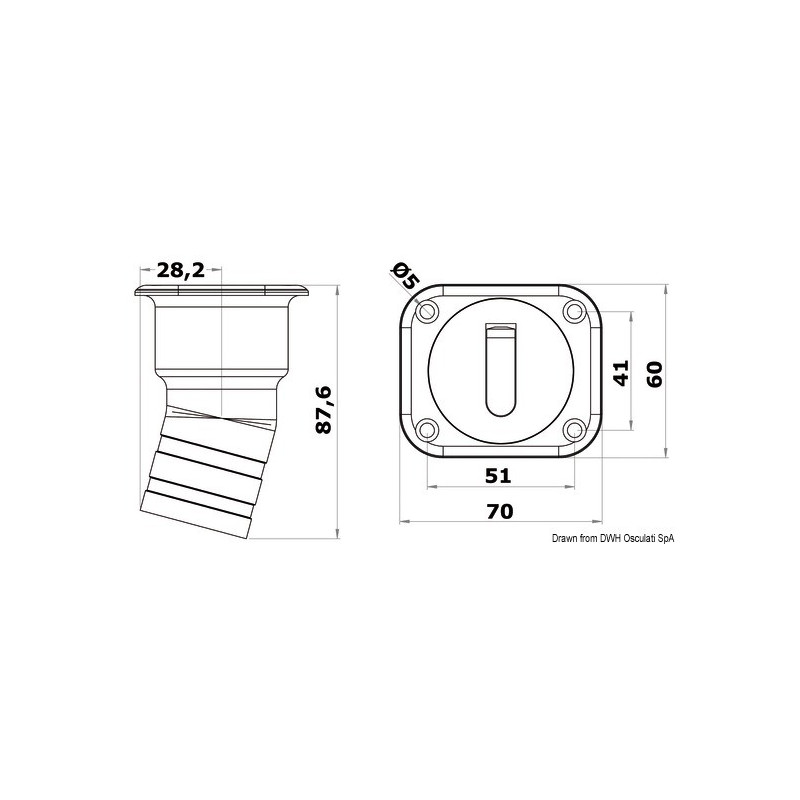  Bouchon de nable "Square" 