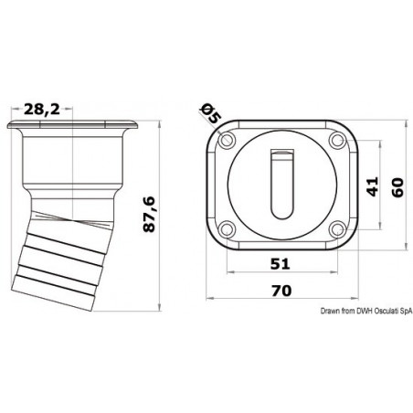  Bouchon de nable "Square" 