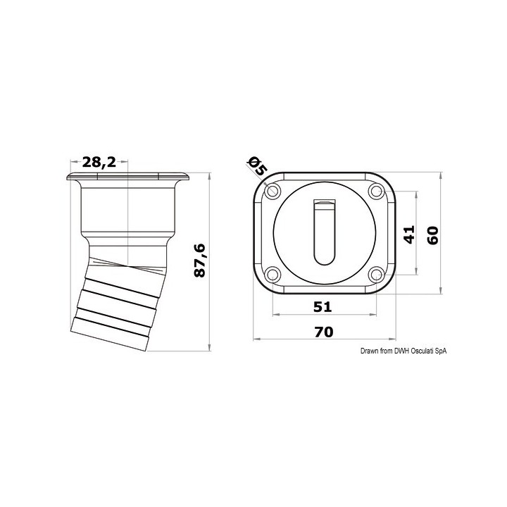  Bouchon de nable "Square" 