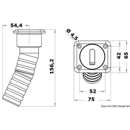  Bouchon de nable "Square" 