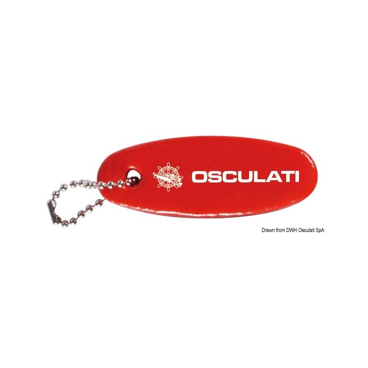  Porte-clé ovale flottant 