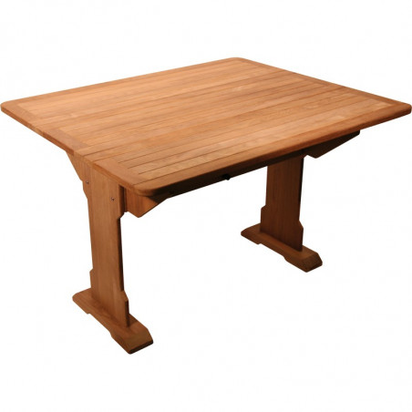 Table pliante teck massif