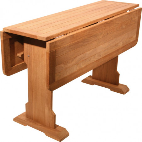 Table pliante teck massif