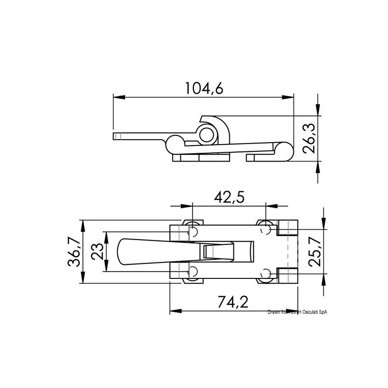 Grenouillère en inox