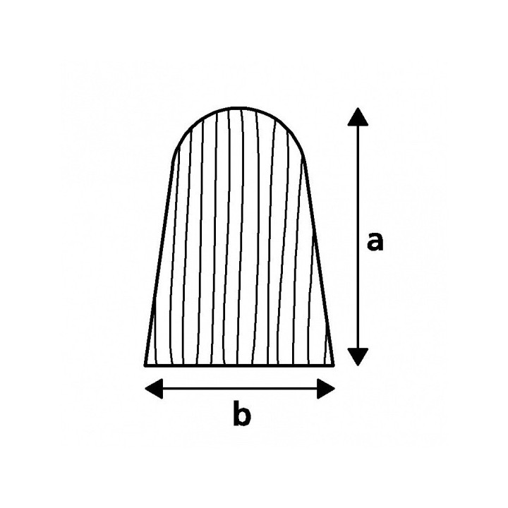 Profil teck en croissant 