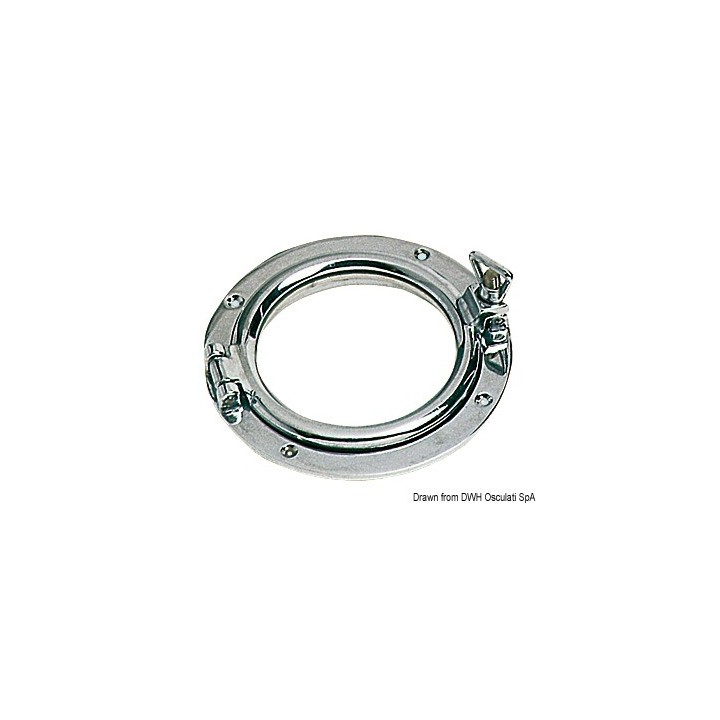 Hublot rond laiton chromé