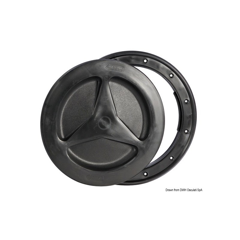 Bouchon d'inspection blanc