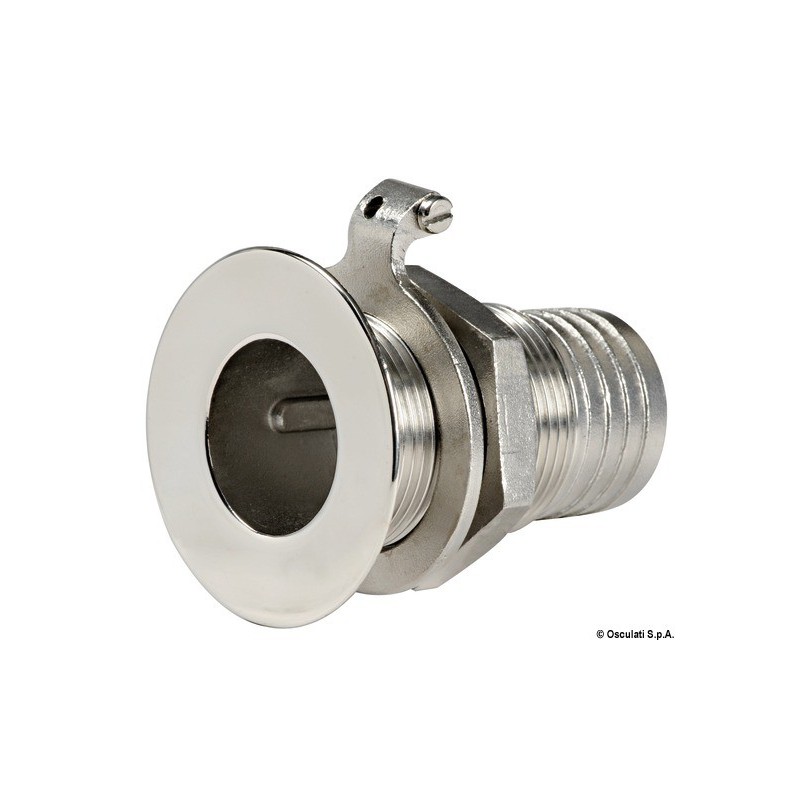 Passe-coque ras avec embout