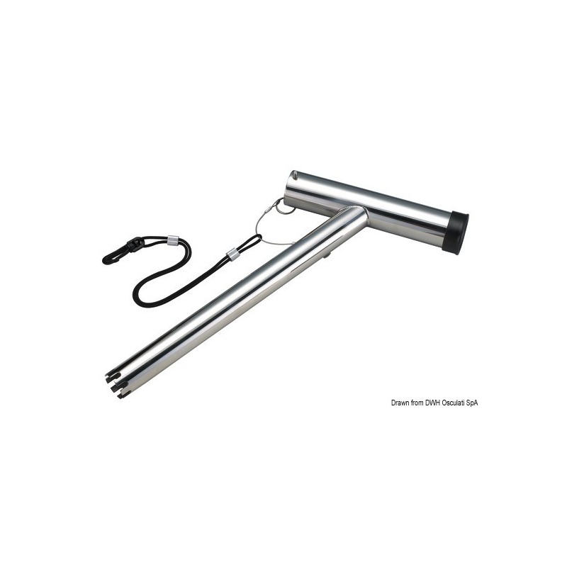 Porte-cannes réhaussé orientable