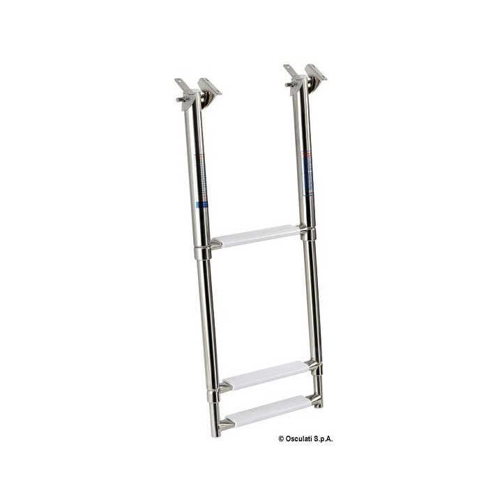 Echelle télescopique sous plateforme