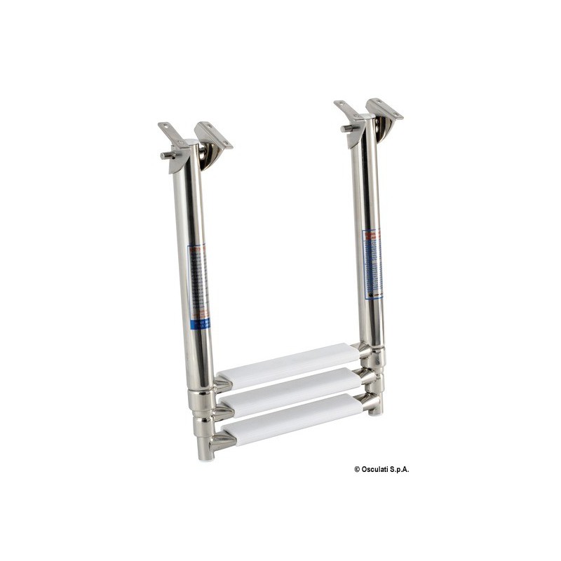 Echelle télescopique sous plateforme