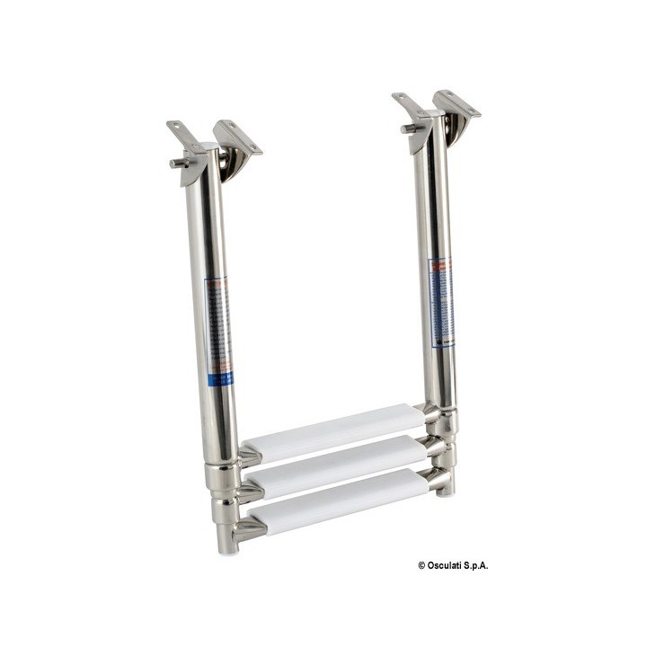 Echelle télescopique sous plateforme