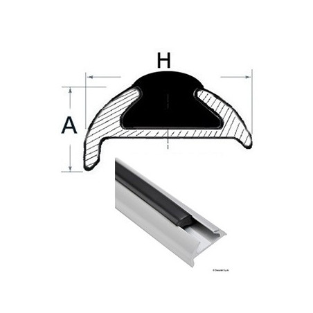 OSCULATI Bloque-porte inox à insert bateau et camping-car