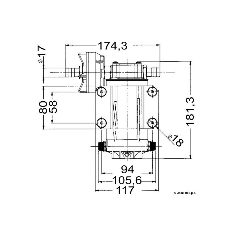Electo-pompe auto-amorçable