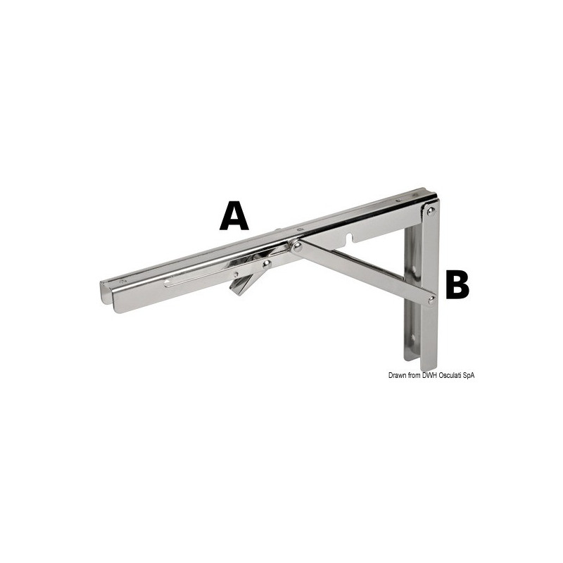 Bras inox support table 