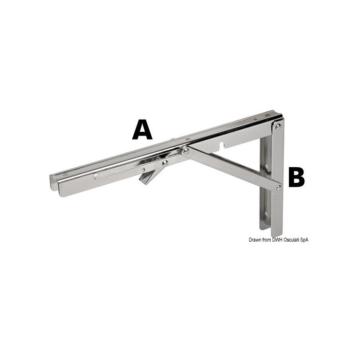 Bras inox support table 