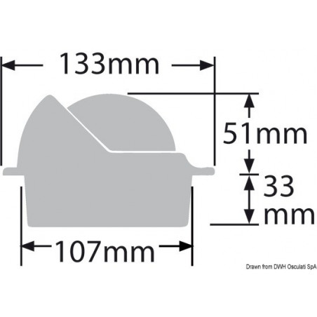 Compas RITCHIE Wheelmark 3"