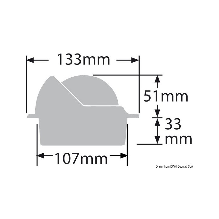 Compas RITCHIE Wheelmark 3"