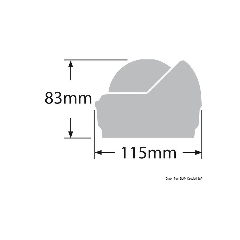 Compas RITCHIE Wheelmark 3"