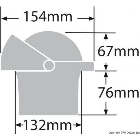 Compas RITCHIE Wheelmark 4"1/2