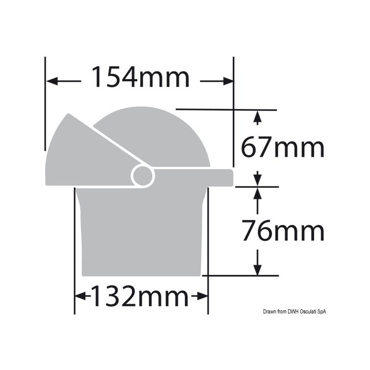 Compas RITCHIE Wheelmark 4"1/2
