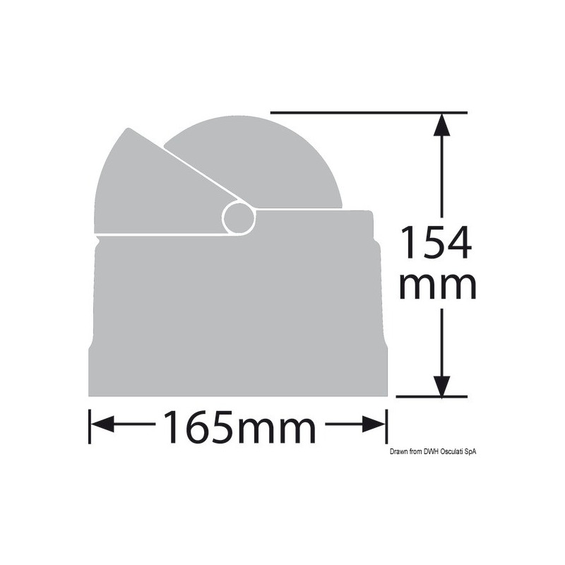 Compas RITCHIE Wheelmark 4"1/2