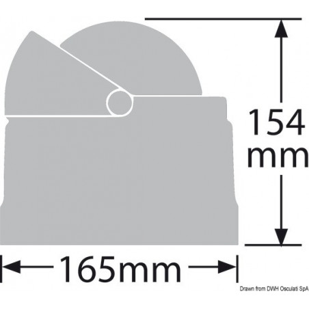 Compas RITCHIE Wheelmark 4"1/2