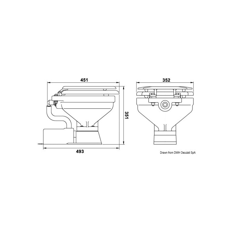 WC électrique Jabsco