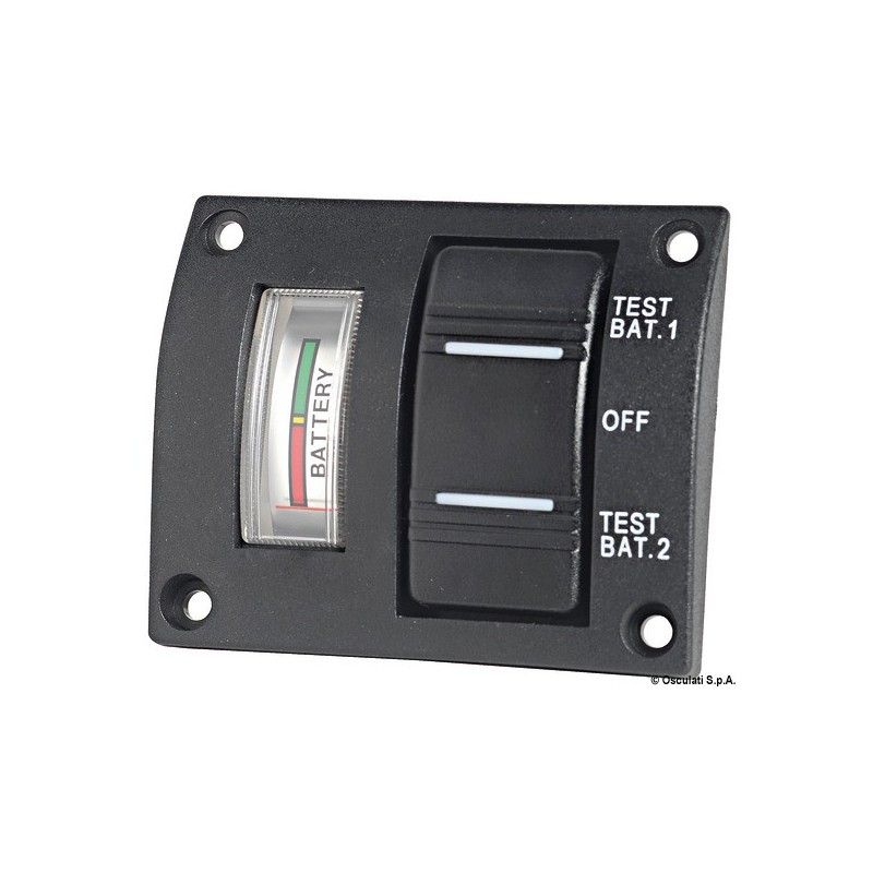 Tableau pour 2 batteries 