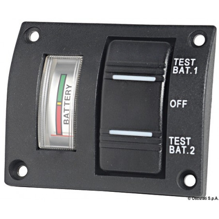 Tableau pour 2 batteries 