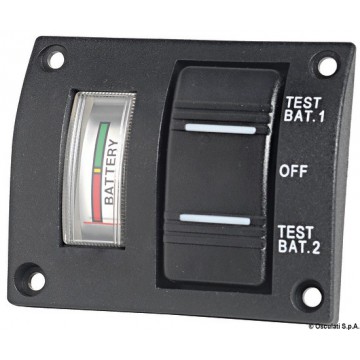 Tableau pour 2 batteries