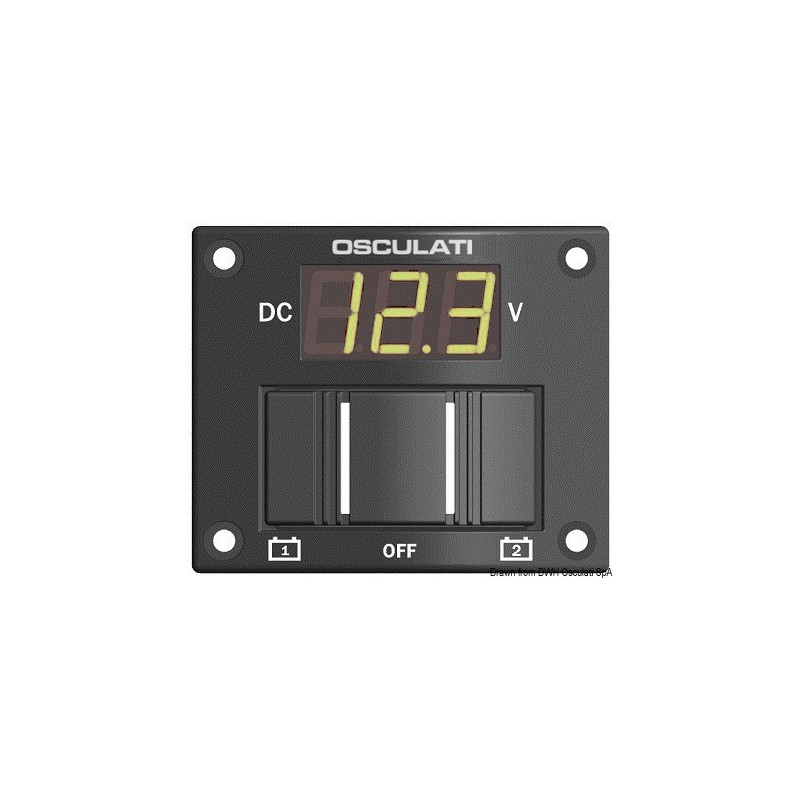 Tableau pour 2 batteries 