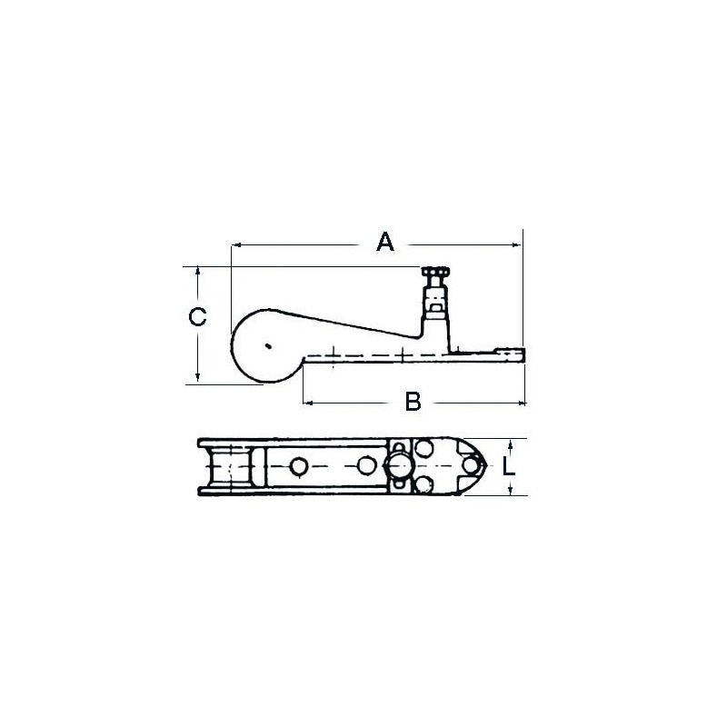Davier alliage à blocage 