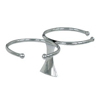 Porte-verres inox