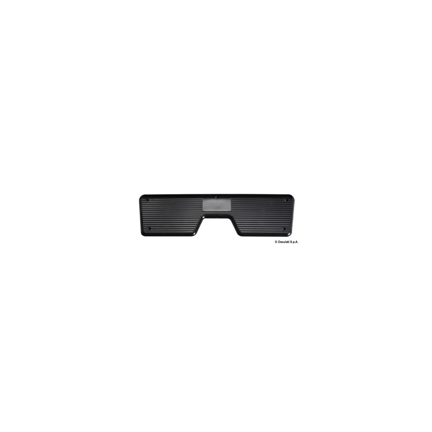 Keenso Support de Tableau Arrière pour Moteur de Bateau, Protection de Tableau Arrière Hors-Bord en Caoutchouc pour Moteur de Bateau pour Systèmes D'inclinaison et de Trim à 3 Vérins